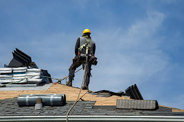 Professional Roof Installation technician working in Clarkrange, TN